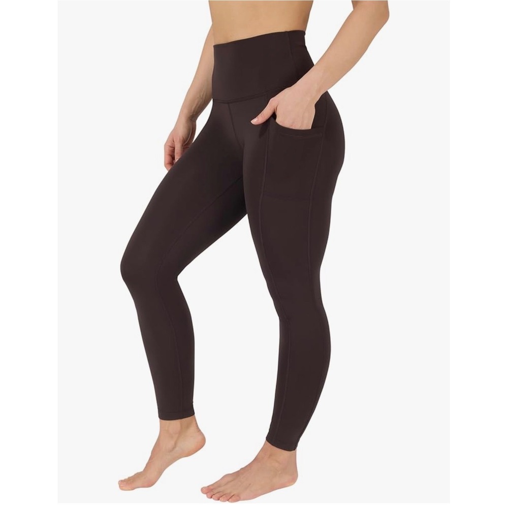 90 Degree by Reflex Polarflex Lux Fleece Tights Chocolate Mousse large